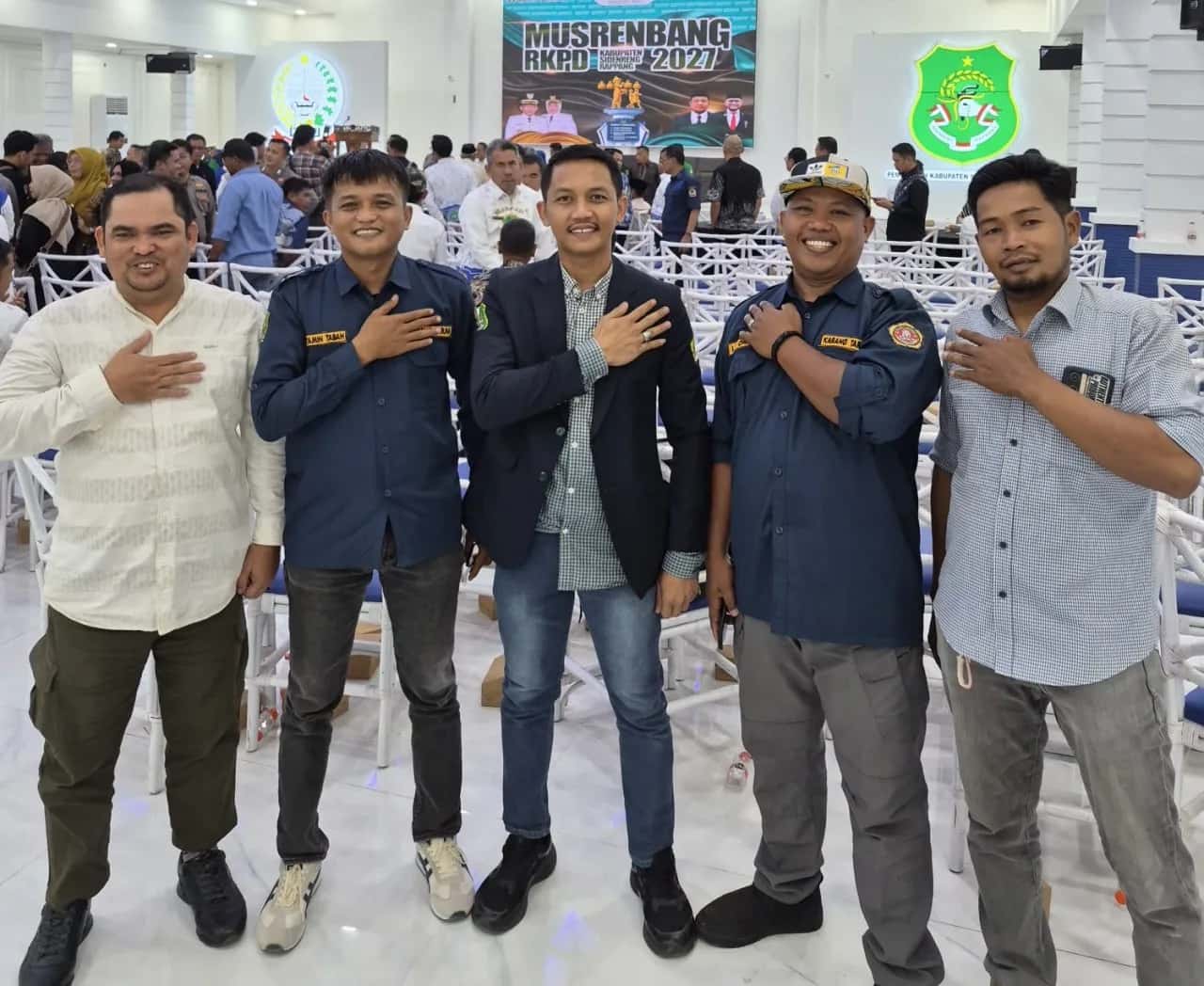 Pengurus Karang Taruna Sidrap dalam dokumentasi yang dipakai pada rilis SIPATUOKI