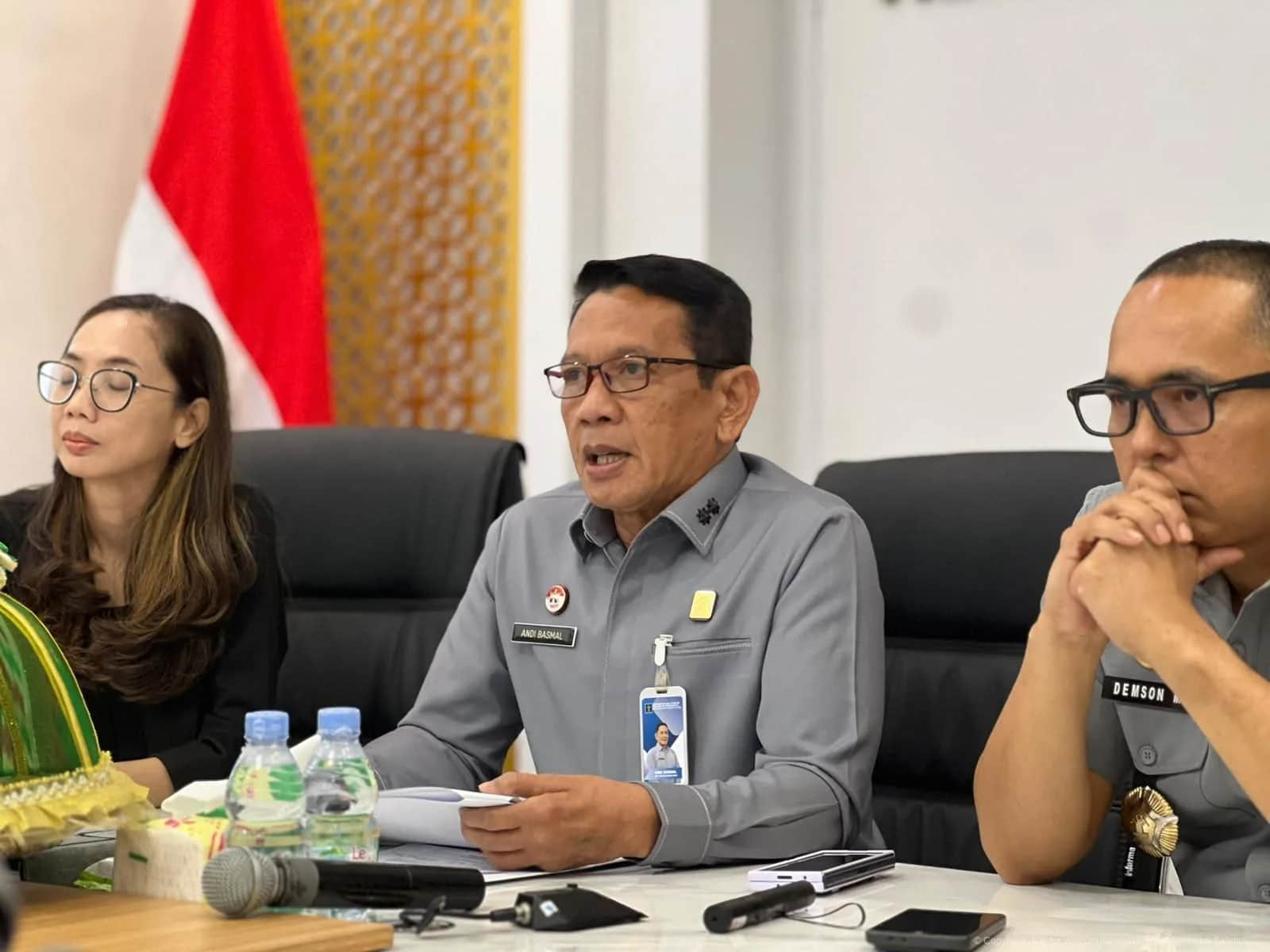 Entry meeting BPK RI dan Kanwil Kemenkum Sulsel terkait layanan kekayaan intelektual di Makassar