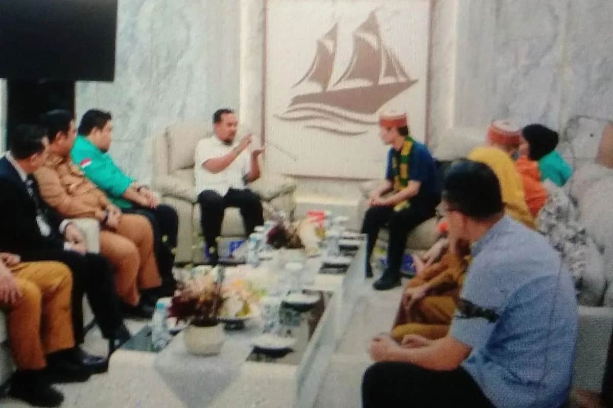 Andi Sudirman Sulaiman menyambut tim asesor UNESCO pada agenda revalidasi Geopark Maros Pangkep di Sulsel