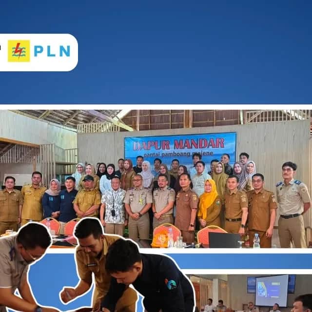 Tim Rumah BUMN Majene berfoto bersama warga dalam kegiatan pendampingan usaha