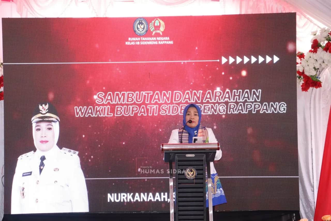 Wakil Bupati Sidrap menghadiri serah terima jabatan Kepala Rutan Kelas IIB Sidrap di Pangkajene
