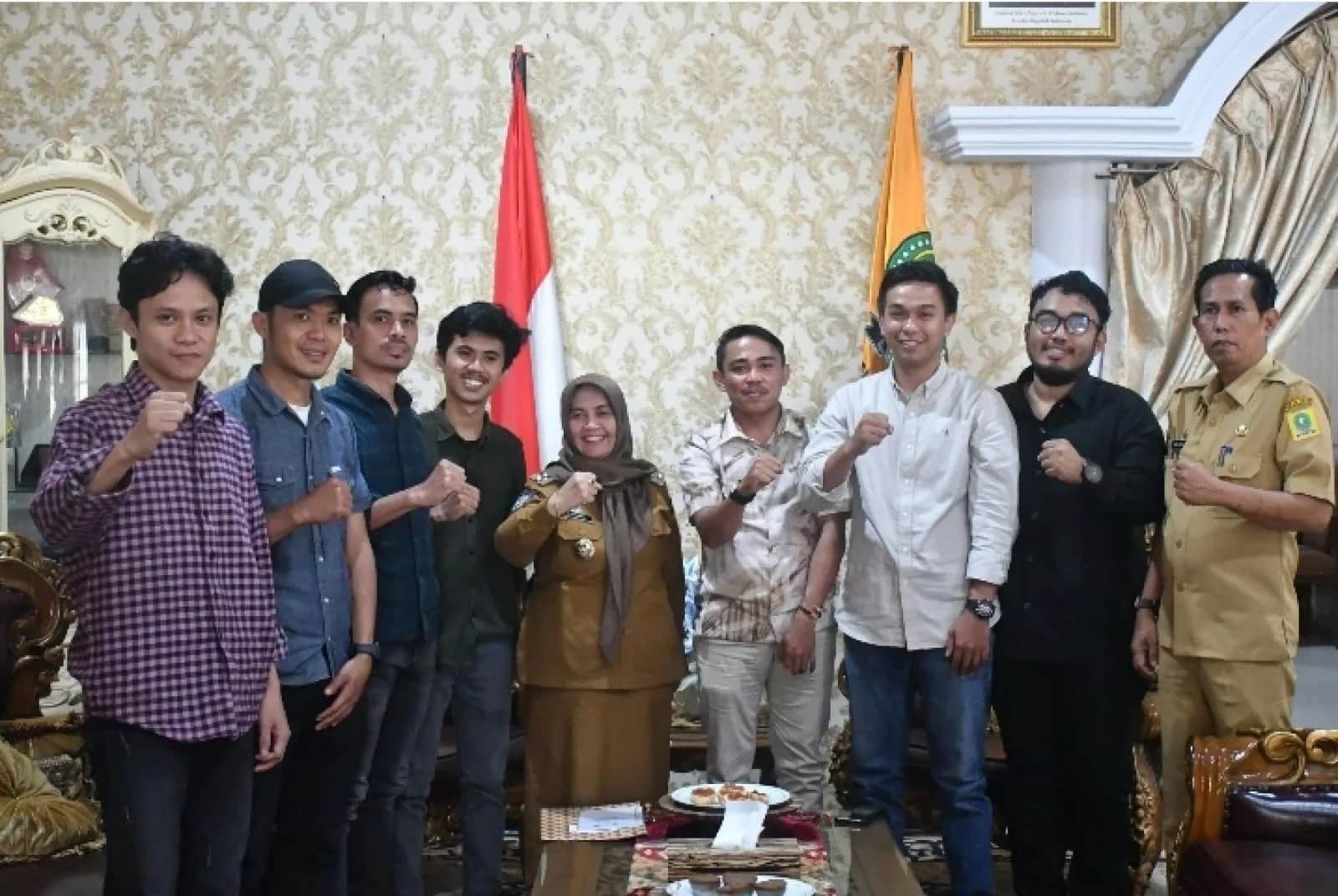 Audiensi pengurus HIPPMAS dengan Bupati Sinjai menjelang Kongres XVII