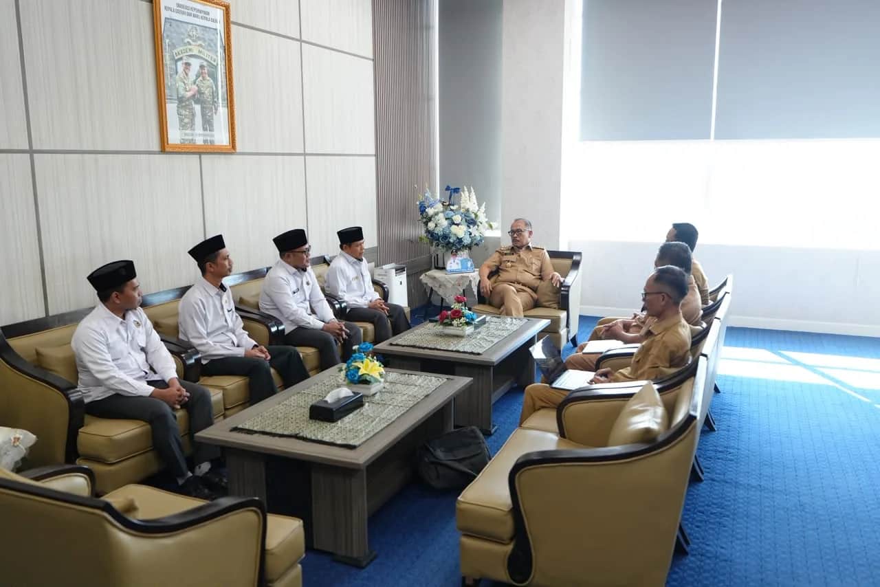 Gubernur Sulbar menerima audiensi Kanwil Kementerian Haji dan Umrah di Mamuju