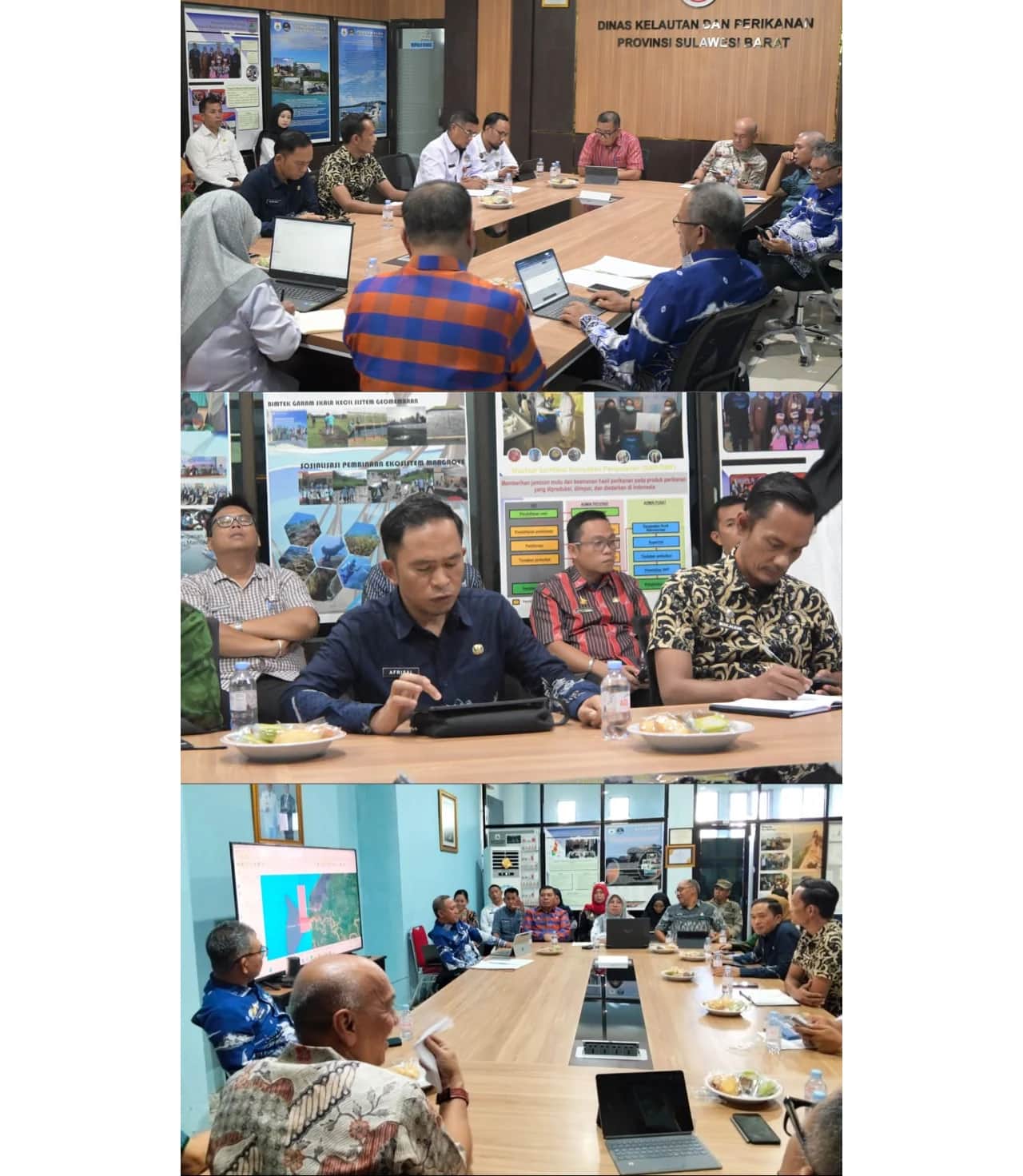Rapat pembahasan pemanfaatan ruang laut Sulbar di Mamuju