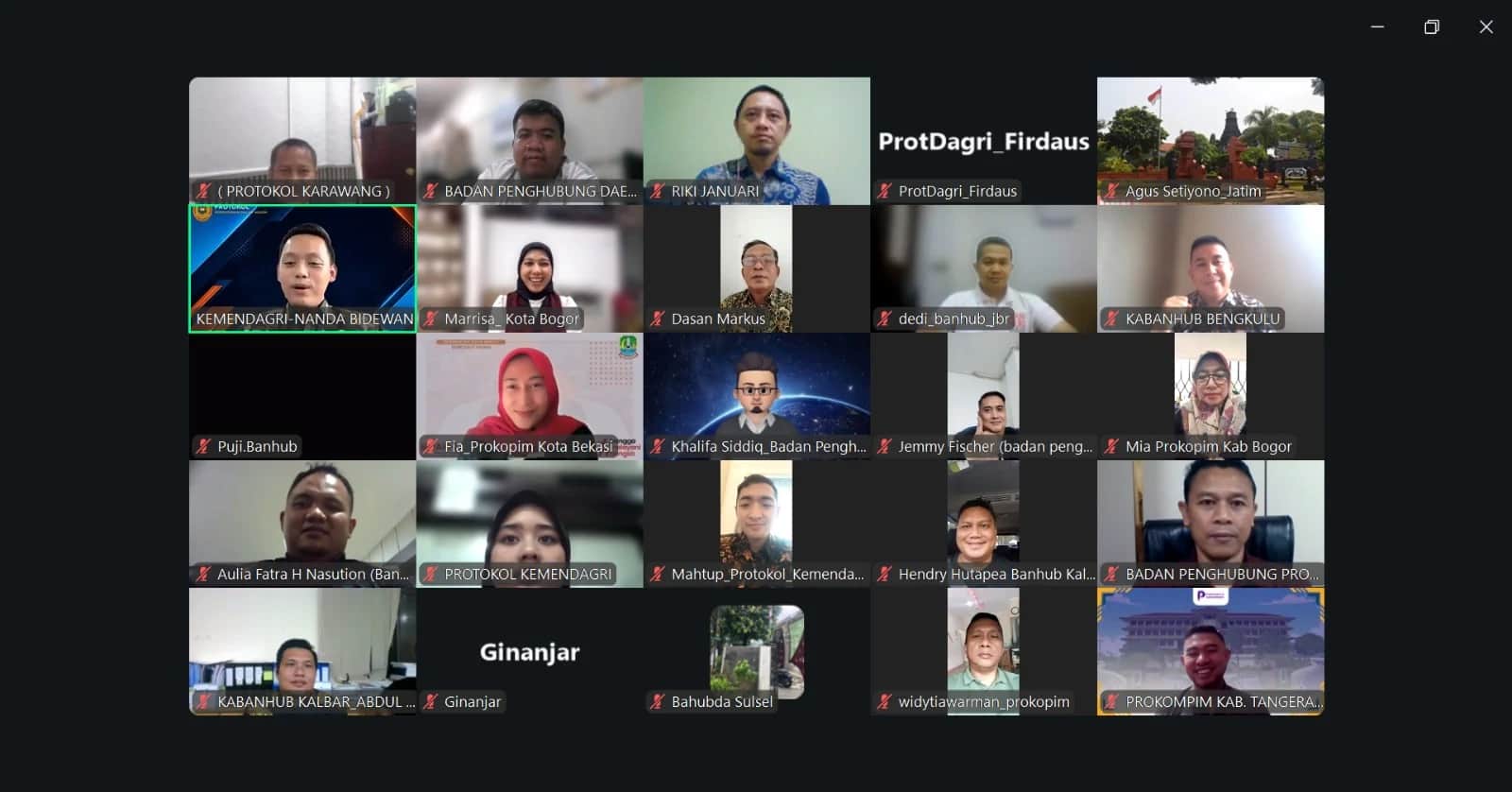 Badan Penghubung Sulbar mengikuti rapat koordinasi keprotokolan virtual dari Jakarta