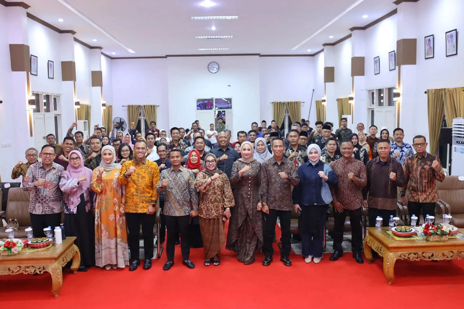 Bupati dan Wakil Bupati Bone menghadiri pisah sambut Kapolres Bone