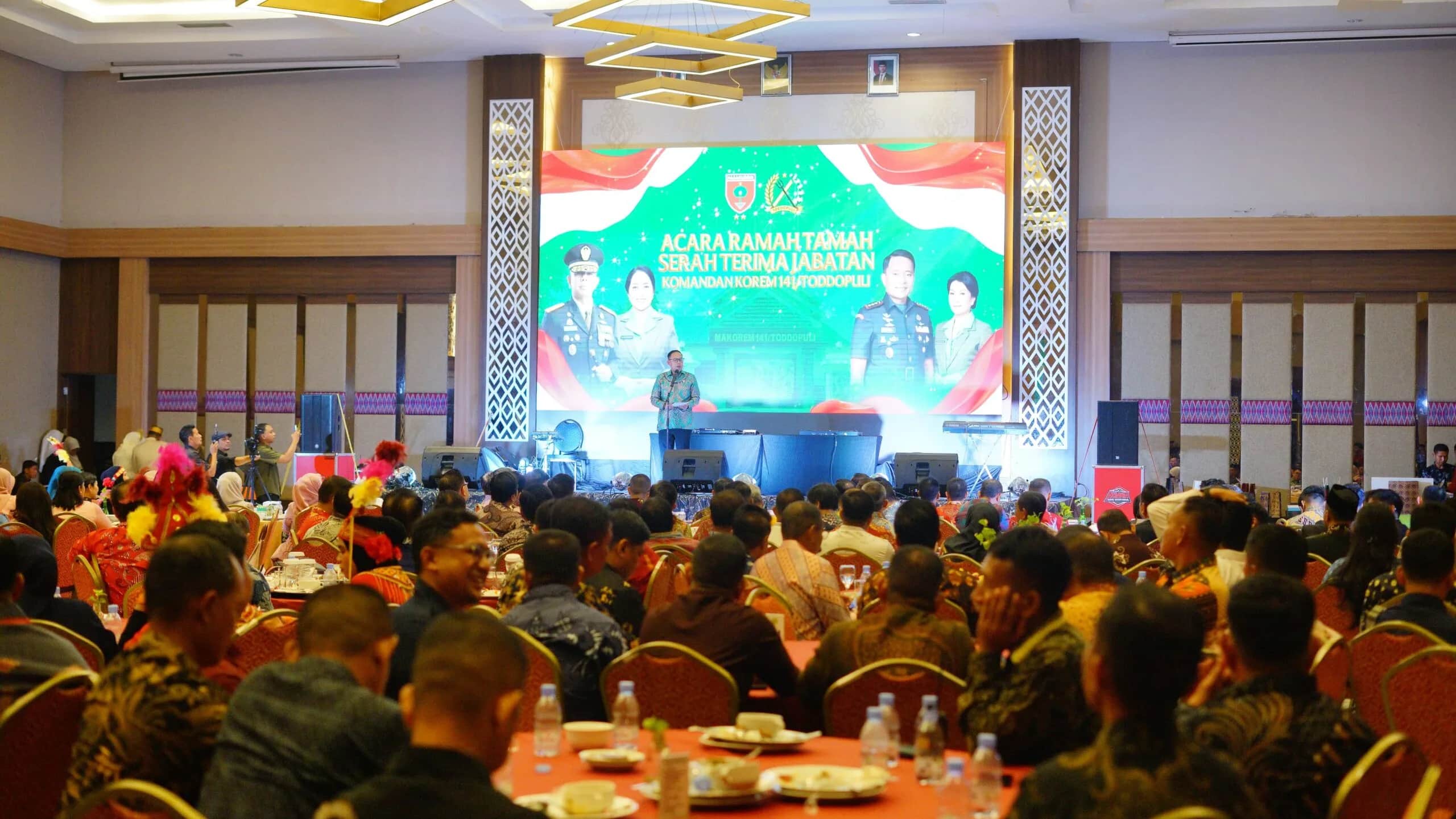 Ramah tamah sertijab Danrem 141 Toddopuli di Hotel Novena Watampone