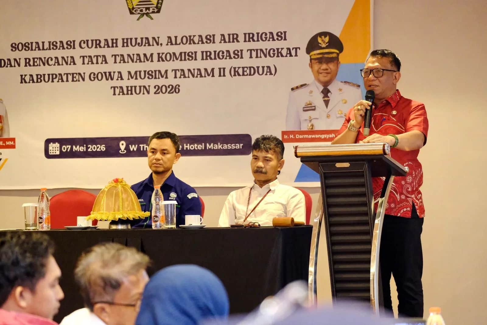 Sosialisasi curah hujan dan tata tanam Gowa saat ancaman El Nino dibahas di Makassar