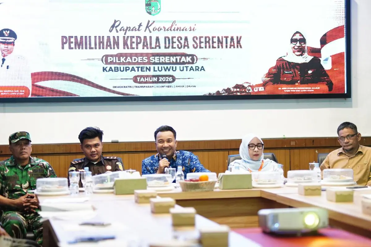 Rapat koordinasi Pilkades Serentak 2026 di Kabupaten Luwu Utara
