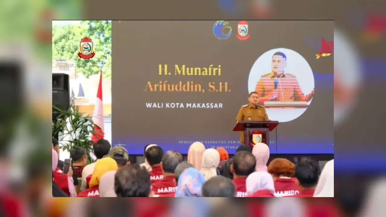 Kunjungan Wamen HAM RI di Kantor Lurah Mattoanging Makassar