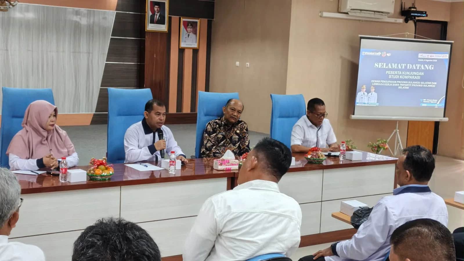 Jayadi Nas memimpin studi komparasi hubungan industrial Sulsel di Banten
